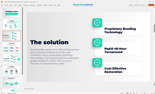 03 miracle method franchise pitch deck