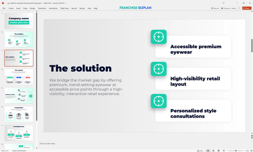 03 nys collection eyewear franchise pitch deck