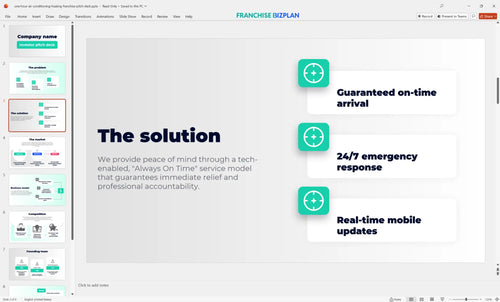 03 one hour air conditioning heating franchise pitch deck