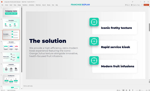 03 orange julius franchise pitch deck
