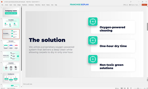 03 oxi fresh carpet cleaning franchise pitch deck