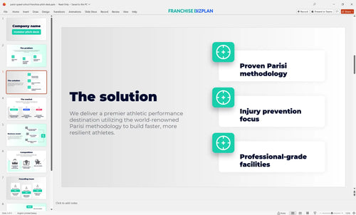 03 parisi speed school franchise pitch deck
