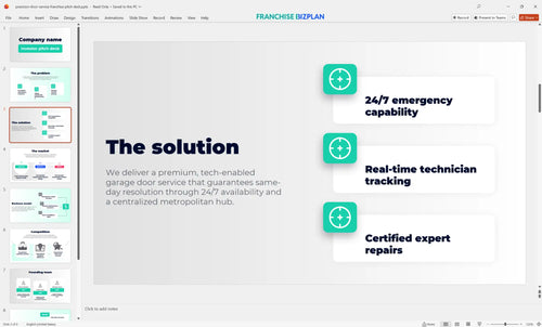 03 precision door service franchise pitch deck