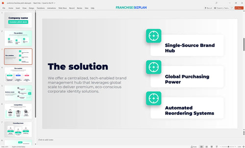 03 proforma franchise pitch deck