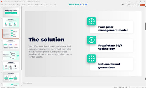 03 property management inc franchise pitch deck