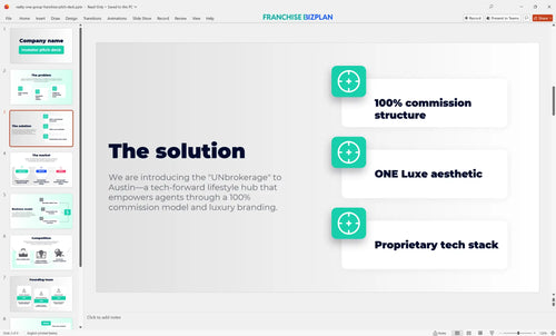 03 realty one group franchise pitch deck