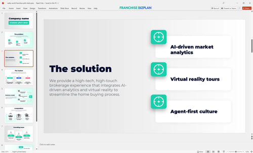 03 realty world franchise pitch deck