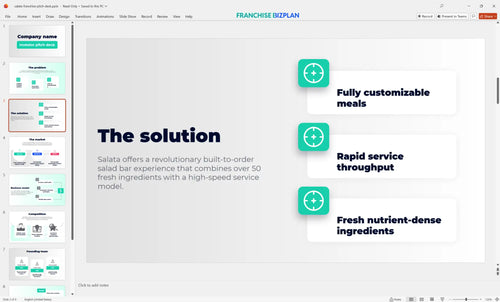 03 salata franchise pitch deck