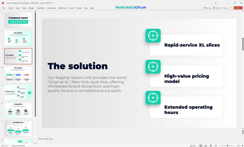 03 sbarro franchise pitch deck