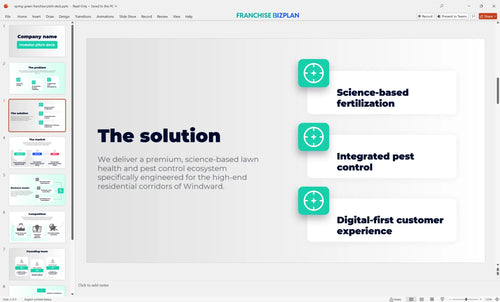 03 spring green franchise pitch deck