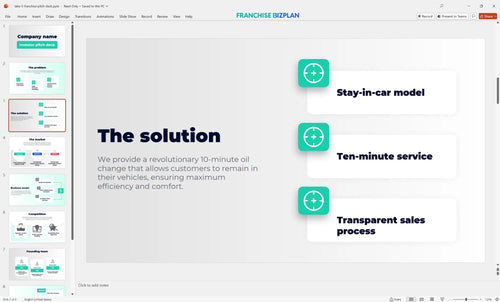 03 take 5 franchise pitch deck