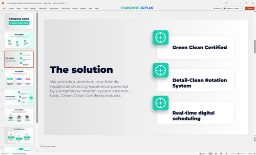 03 the cleaning authority franchise pitch deck