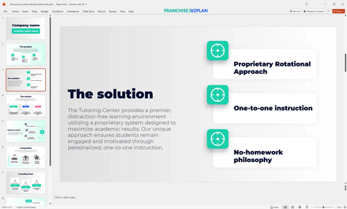 03 the tutoring center franchise pitch deck