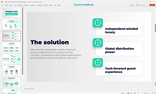 03 trademark hotel collection franchise pitch deck