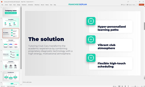 03 tutoring club franchise pitch deck
