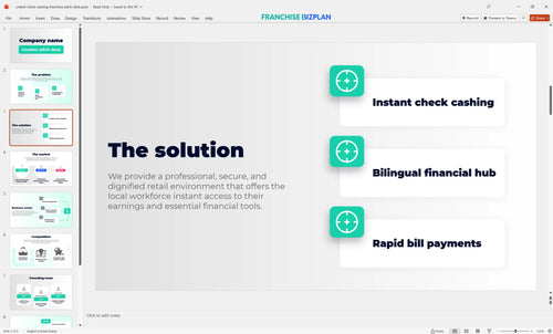 03 united check cashing franchise pitch deck