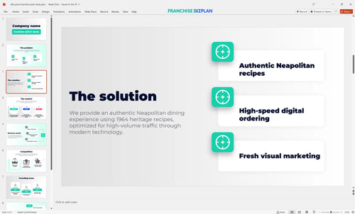 03 villa pizza franchise pitch deck
