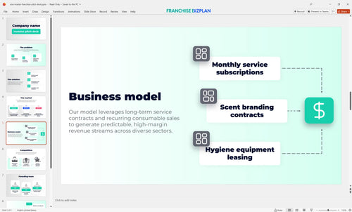 05 aire master franchise pitch deck