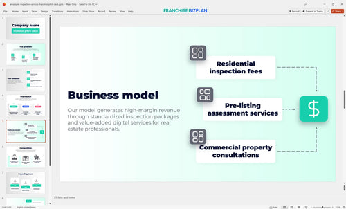 05 amerispec inspection services franchise pitch deck