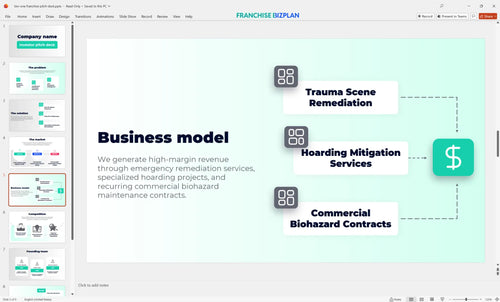 05 bio one franchise pitch deck