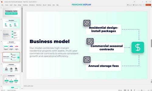 05 christmas decor franchise pitch deck