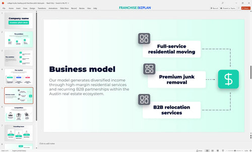 05 college hunks hauling junk franchise pitch deck