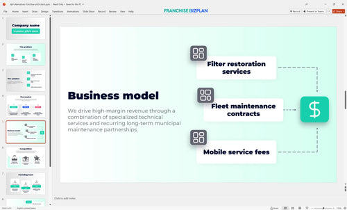05 dpf alternatives franchise pitch deck
