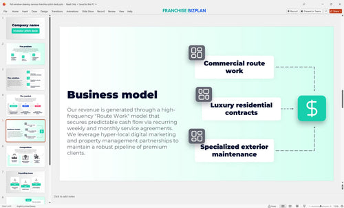05 fish window cleaning services franchise pitch deck