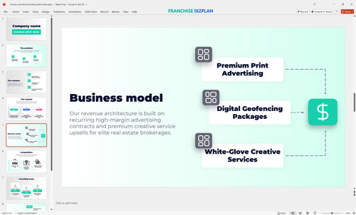 05 homes and land franchise pitch deck