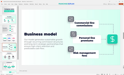 05 keystone insurers group franchise pitch deck