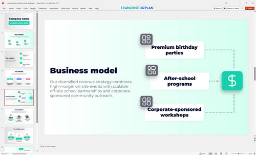 05 mad science franchise pitch deck