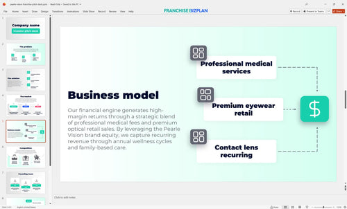 05 pearle vision franchise pitch deck