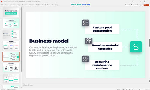 05 premier pools and spas franchise pitch deck