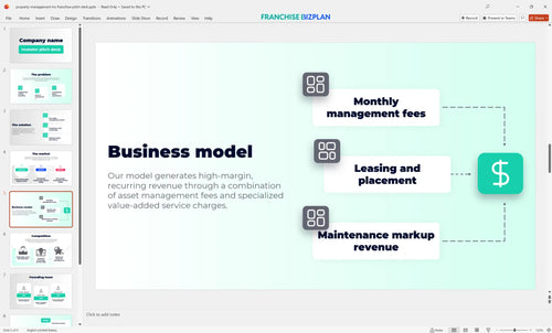 05 property management inc franchise pitch deck