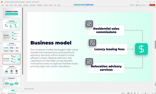 05 real living real estate franchise pitch deck