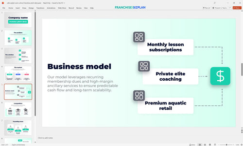 05 safe splash swim school franchise pitch deck