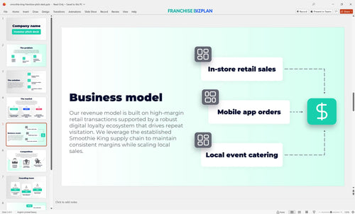 05 smoothie king franchise pitch deck