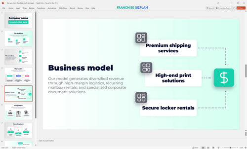 05 the ups store franchise pitch deck