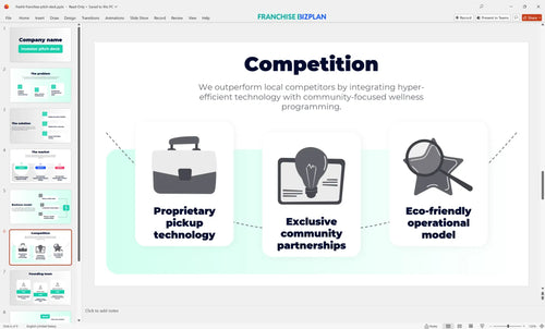 06 freshii franchise pitch deck