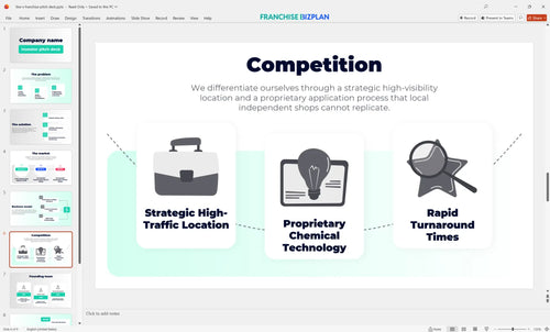 06 line x franchise pitch deck