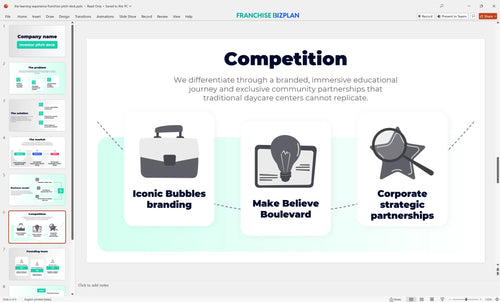 06 the learning experience franchise pitch deck