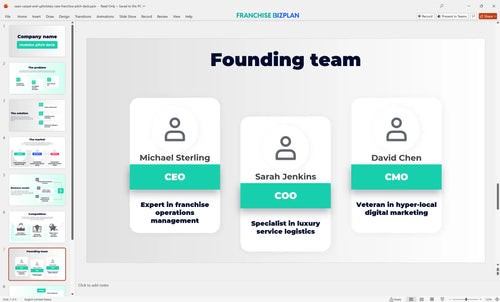 07 sears carpet and upholstery care franchise pitch deck