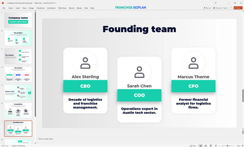 07 unishippers franchise pitch deck
