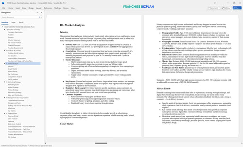 1 800 flowers franchise business plan 3