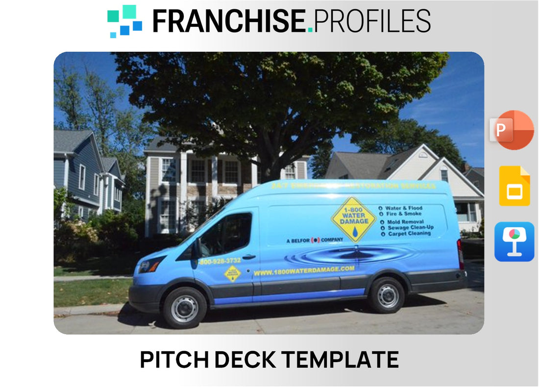 1-800 Water Damage Franchise Pitch Deck Template