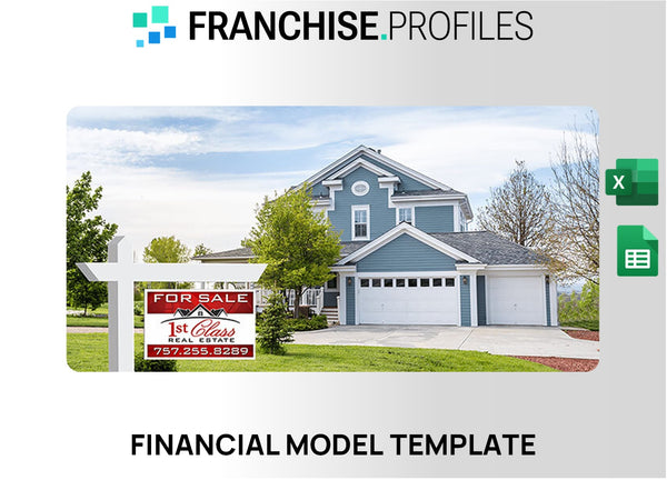 1st Class Real Estate Franchise Financial Model Template