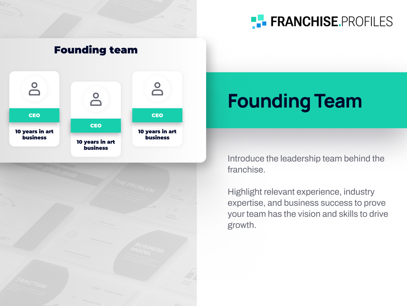 Mac Tools Franchise: Team