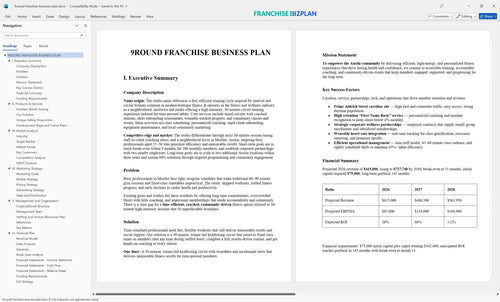 9round franchise business plan 1