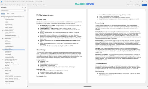 aamco transmissions franchise business plan 4