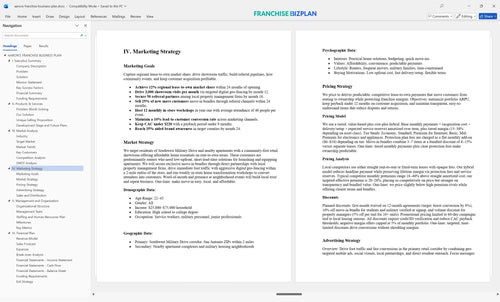 aarons franchise business plan 4